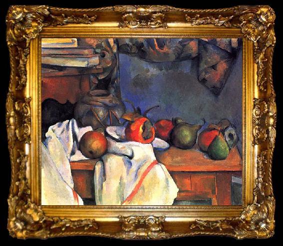 framed  Paul Cezanne Stilleben, Ingwertopf, ta009-2